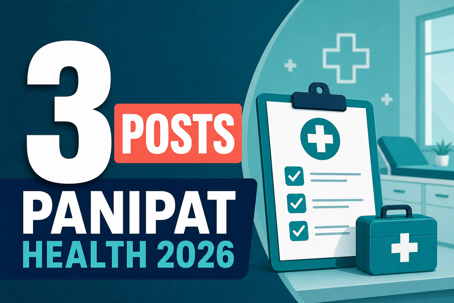 Cover image for Civil Surgeon Panipat Recruitment 2026 – 3 Posts